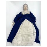 Elegant Collection of 6 Victorian Porcelain Dolls with Period Attire