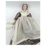Elegant Collection of 6 Victorian Porcelain Dolls with Period Attire