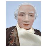 Elegant Collection of 6 Victorian Porcelain Dolls with Period Attire