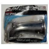 Pair of universal tub spouts