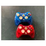 pair of X-box controllers