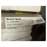 10 Boxes of Bach Sand Self Stick Vinyl Tile