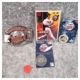 MN Twins Tokens and Belt Buckle