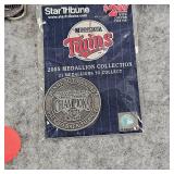 MN Twins Tokens and Belt Buckle