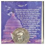 (2)Flasks & JFK 3D Coin Medallian