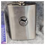 (2)Flasks & JFK 3D Coin Medallian