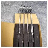 Jack Daniels 2005 Glass Swizzle Sticks as shown