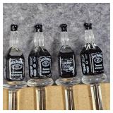 Jack Daniels 2005 Glass Swizzle Sticks as shown