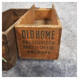 (2)Wooden Cheese Boxes