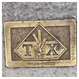 Trojan Hybrid Brass Belt Buckle