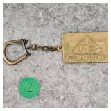 Trojan Hybrid Brass Keychain
