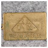 Trojan Hybrid Brass Keychain