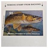 MN Walleye Stamp Collection 2011-2024