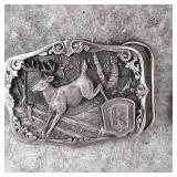 Keltgen Brass and Pewter Belt Buckle & Buctril Brass Buckle