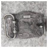 Keltgen Brass and Pewter Belt Buckle & Buctril Brass Buckle