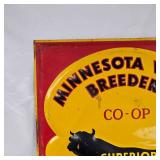 1953 Minnesota Valley Breeders Co-op "Superior Sire Service" Sign