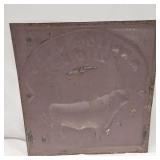 1953 Minnesota Valley Breeders Co-op "Superior Sire Service" Sign