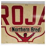 Trojan Tin Lith Original Sinage, Very Nice