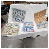 Many Sets Minnesota License Plates