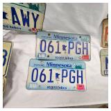 Many Sets Minnesota License Plates