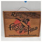 Wooden Remington UMC Sign