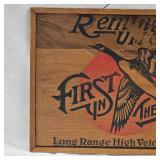 Wooden Remington UMC Sign