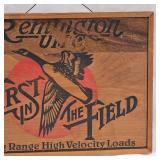 Wooden Remington UMC Sign