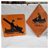 great Northern Railway and John Deere Signs
