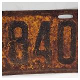 1934 Set of License Plates