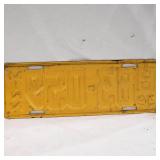 1939 Set of License Plates