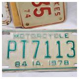 1962  Oklahoma Plate and MN/IA Classic Bilke Plate(1 New in MN wrapper)