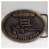 (4) Classic Ag Farming Belt Buckles incuding Ag-Chem