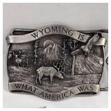 (4) Classic Ag Farming Belt Buckles incuding Ag-Chem