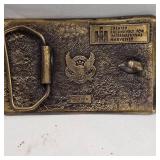 (4) Classic Ag Farming Belt Buckles incuding Ag-Chem