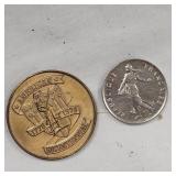 Collection of 8 Tokens and Pins