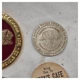 Collection of 8 Tokens and Pins