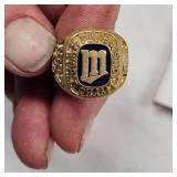 MN Twins "1987" World Series Souvenier Ring and Misc Tokens/Pins