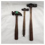 Lot of 3 Unique Vintage Hammers