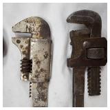 Lot of 4 Miniature Pipe Wrenches