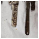 Lot of 4 Miniature Pipe Wrenches