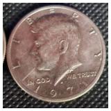 1965,1968,1971 Kennedy  50c