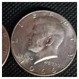 1965,1968,1971 Kennedy 50c