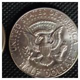 1964 Kennedy 50c, 1969 Kennedy 50c