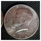 1964 Kennedy Clad Proof, 1964 Kennedy 50c, 1967 Kennedy