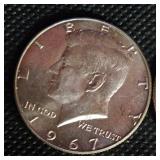 1964 Kennedy Clad Proof, 1964 Kennedy 50c, 1967 Kennedy