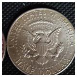 1964 Kennedy Clad Proof, 1964 Kennedy 50c, 1967 Kennedy