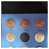 (2) Kennedy Half Dollar Books, Full