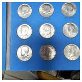(2) Kennedy Half Dollar Books, Full