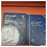 (2) Kennedy Half Dollar Books, Full