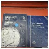 (2) Kennedy Half Dollar Books, Full
